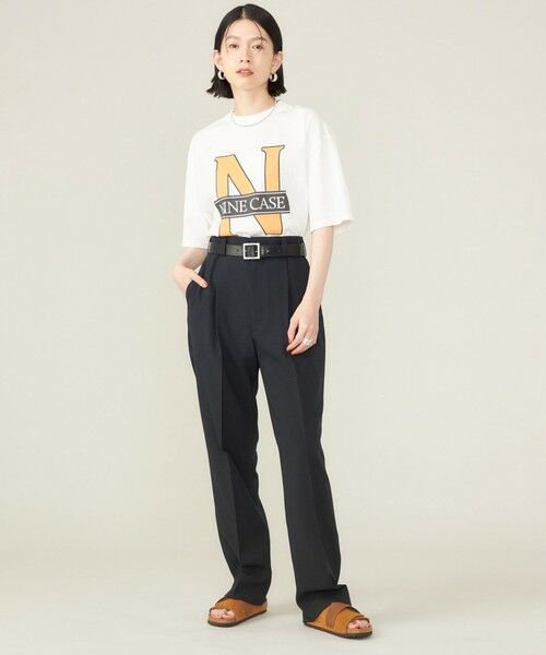 SHIPS for women / シップスウィメン Tシャツ | SHIPS NINE CASE:〈洗濯機可能〉N TEE◇ | 詳細18