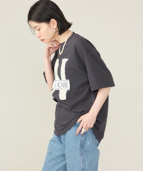 SHIPS for women / シップスウィメン Tシャツ | SHIPS NINE CASE:〈洗濯機可能〉N TEE◇ | 詳細30