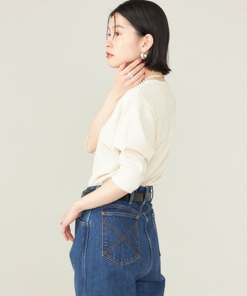 SHIPS for women / シップスウィメン カットソー | SHIPS NINE CASE:〈洗濯機可能〉ワッフル TEE ◇ | 詳細12