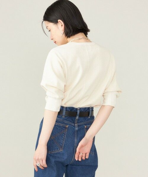 SHIPS for women / シップスウィメン カットソー | SHIPS NINE CASE:〈洗濯機可能〉ワッフル TEE ◇ | 詳細14