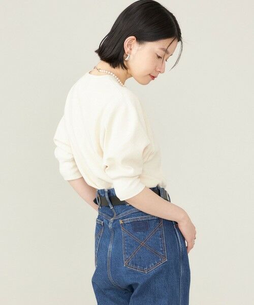 SHIPS for women / シップスウィメン カットソー | SHIPS NINE CASE:〈洗濯機可能〉ワッフル TEE ◇ | 詳細15