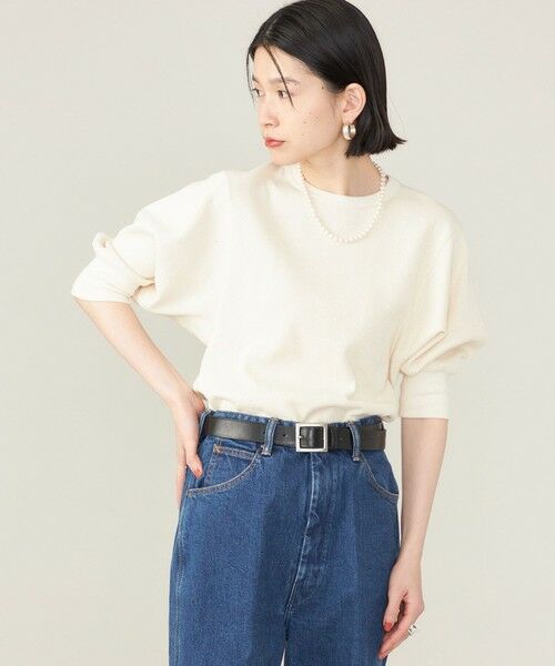 SHIPS for women / シップスウィメン カットソー | SHIPS NINE CASE:〈洗濯機可能〉ワッフル TEE ◇ | 詳細7