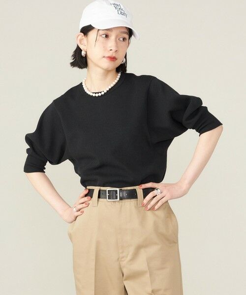 SHIPS for women / シップスウィメン カットソー | SHIPS NINE CASE:〈洗濯機可能〉ワッフル TEE ◇ | 詳細25