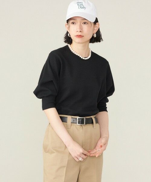 SHIPS for women / シップスウィメン カットソー | SHIPS NINE CASE:〈洗濯機可能〉ワッフル TEE ◇ | 詳細27