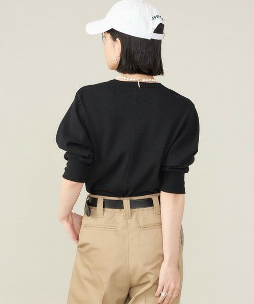 SHIPS for women / シップスウィメン カットソー | SHIPS NINE CASE:〈洗濯機可能〉ワッフル TEE ◇ | 詳細30
