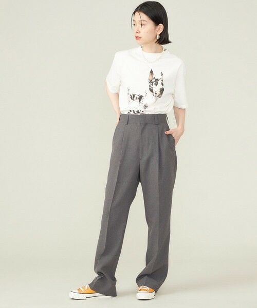 SHIPS for women / シップスウィメン Tシャツ | SHIPS NINE CASE:〈洗濯機可能〉GREAT DANE TEE ◇ | 詳細22