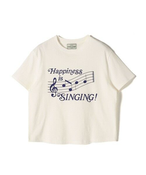 SHIPS for women / シップスウィメン Tシャツ | 《一部予約》SHIPS NINE CASE:〈洗濯機可能〉SINGING TEE ◆ | 詳細1