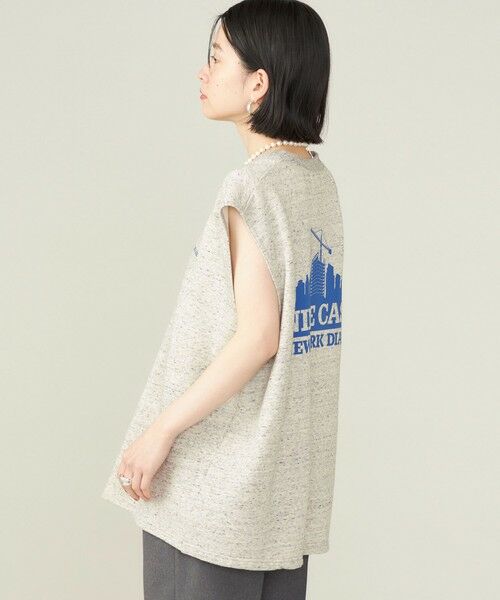 SHIPS for women / シップスウィメン Tシャツ | SHIPS NINE CASE:NY DIARY スリーブレス トップス ◇ | 詳細11