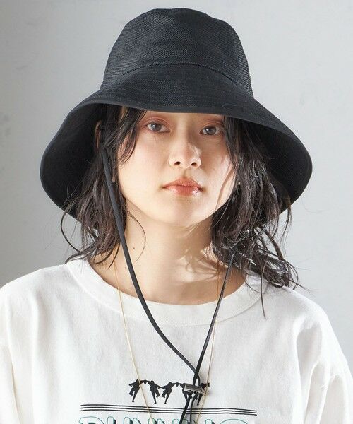 SHIPS / シップス ハット | Rmeria:〈UVカット / 手洗い可能〉ペーパーライク パイピング ハット | 詳細4