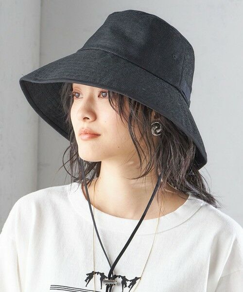 SHIPS / シップス ハット | Rmeria:〈UVカット / 手洗い可能〉ペーパーライク パイピング ハット | 詳細5