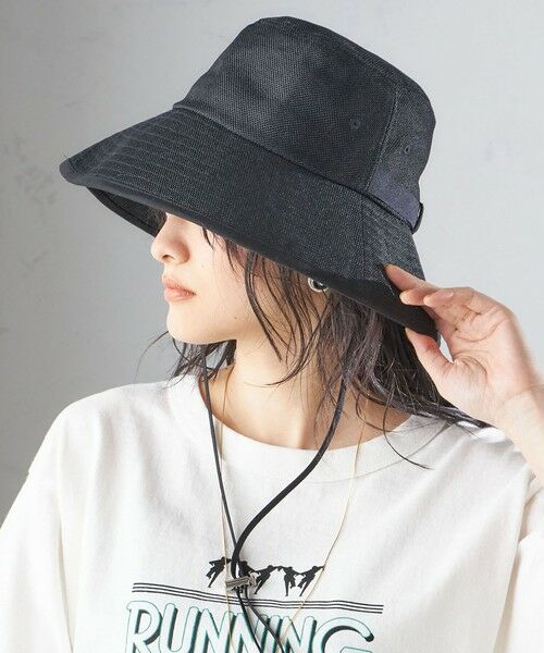 SHIPS / シップス ハット | Rmeria:〈UVカット / 手洗い可能〉ペーパーライク パイピング ハット | 詳細6