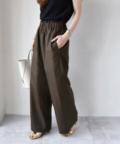 SHIPS / シップス その他パンツ | quaranciel:〈洗濯機可能〉リネン ミックス イージー ワイドパンツ