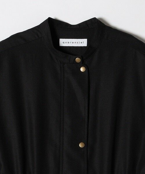 SHIPS / シップス ロング・マキシ丈ワンピース | quaranciel:〈洗濯機可能〉ドレッシー ワーク フレンチスリーブ ドロスト ワンピース | 詳細22