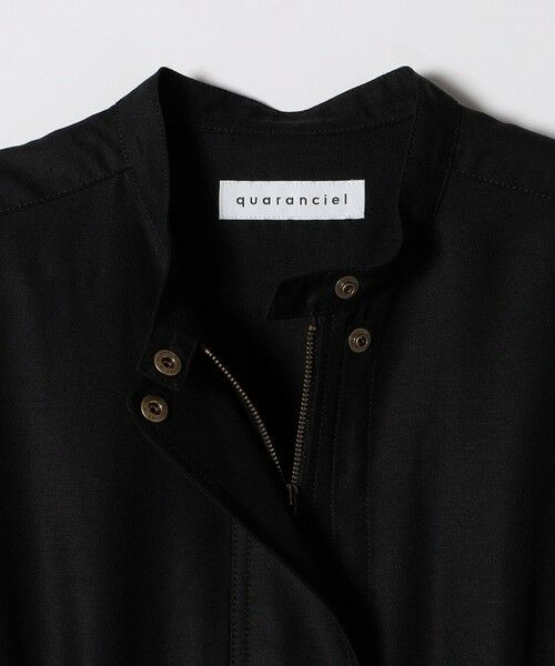 SHIPS / シップス ロング・マキシ丈ワンピース | quaranciel:〈洗濯機可能〉ドレッシー ワーク フレンチスリーブ ドロスト ワンピース | 詳細23