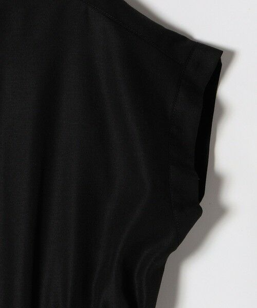 SHIPS / シップス ロング・マキシ丈ワンピース | quaranciel:〈洗濯機可能〉ドレッシー ワーク フレンチスリーブ ドロスト ワンピース | 詳細24