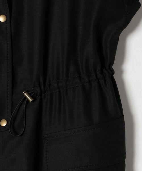 SHIPS / シップス ロング・マキシ丈ワンピース | quaranciel:〈洗濯機可能〉ドレッシー ワーク フレンチスリーブ ドロスト ワンピース | 詳細26