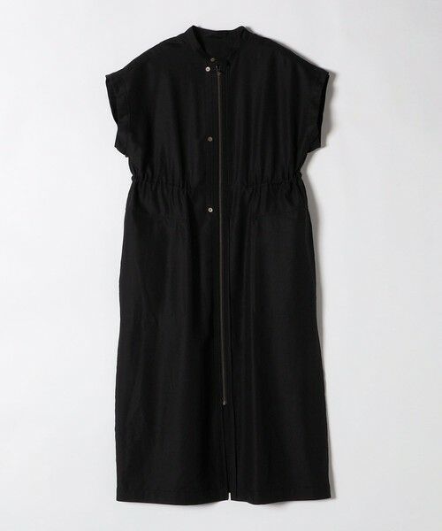 SHIPS / シップス ロング・マキシ丈ワンピース | quaranciel:〈洗濯機可能〉ドレッシー ワーク フレンチスリーブ ドロスト ワンピース | 詳細27