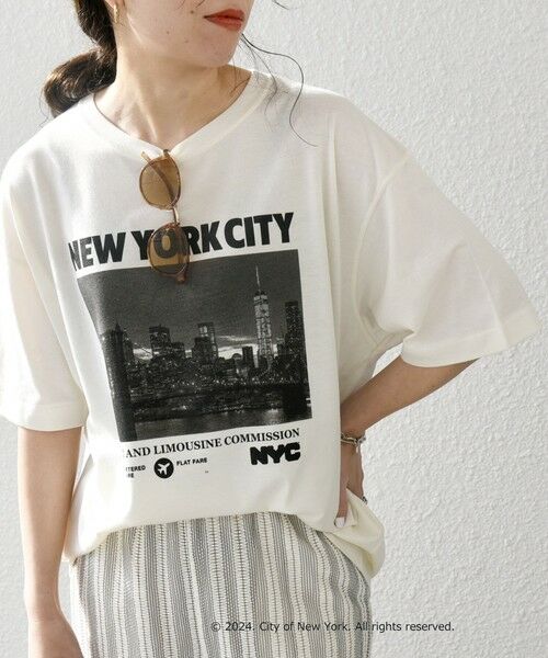 SHIPS for women / シップスウィメン Tシャツ | GOOD ROCK SPEED:〈洗濯機可能〉NYC フォト TEE | 詳細3