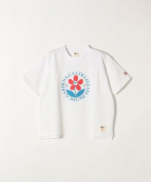 SHIPS for women / シップスウィメン Tシャツ | 【SHIPS any別注】Collegiate Pacific:〈洗濯機可能〉V ガゼット プリント Tシャツ 24SS | 詳細6