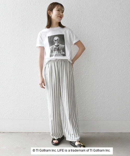 SHIPS for women / シップスウィメン Tシャツ | 【SHIPS any別注】GOOD ROCK SPEED: LIFE フォト プリント TEE 24SS | 詳細1