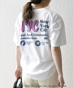 GOOD ROCK SPEED:〈洗濯機可能〉NYC カラー ロゴ プリント TEE