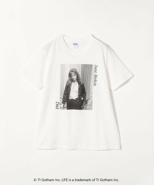 SHIPS for women / シップスウィメン Tシャツ | GOOD ROCK SPEED:〈洗濯機可能〉LIFE フォト プリント TEE 24SS | 詳細5