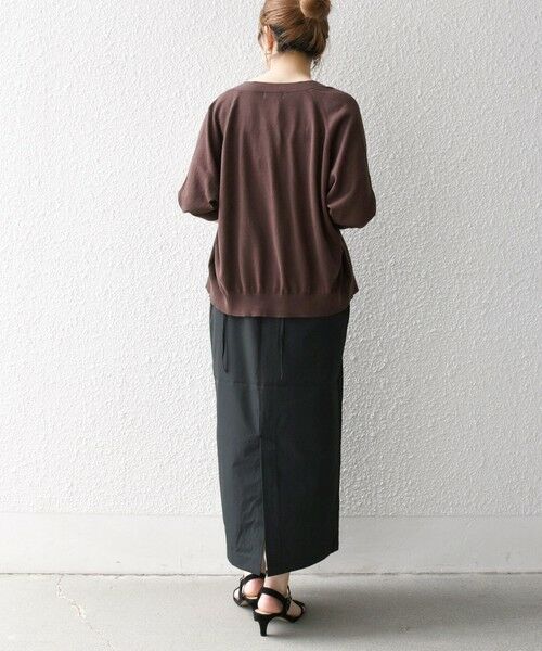 SHIPS / シップス カーディガン・ボレロ | SHIPS any:〈手洗い可能〉リネン ミックス Vネック ショート シアー カーディガン | 詳細2