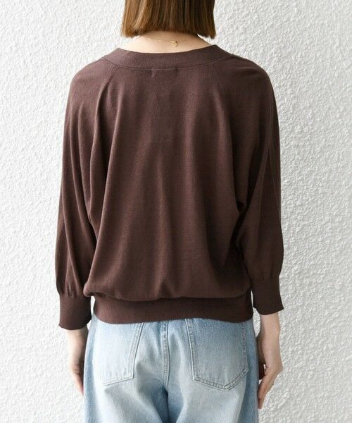 SHIPS / シップス カーディガン・ボレロ | SHIPS any:〈手洗い可能〉リネン ミックス Vネック ショート シアー カーディガン | 詳細24