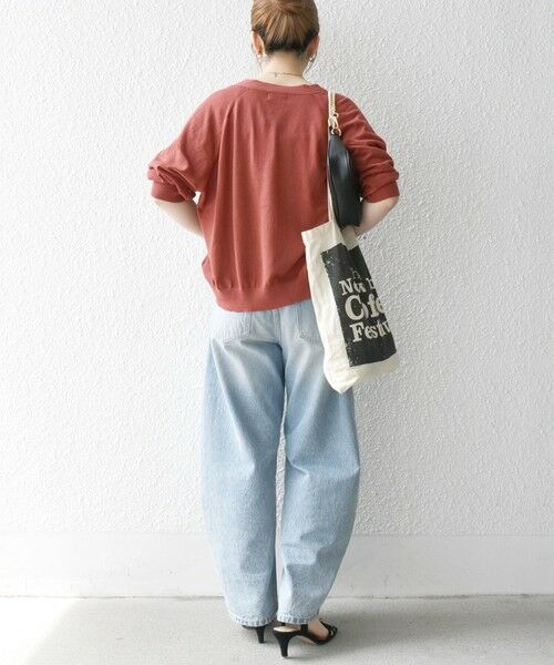 SHIPS / シップス カーディガン・ボレロ | SHIPS any:〈手洗い可能〉リネン ミックス Vネック ショート シアー カーディガン | 詳細28