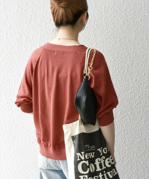 SHIPS / シップス カーディガン・ボレロ | SHIPS any:〈手洗い可能〉リネン ミックス Vネック ショート シアー カーディガン | 詳細30