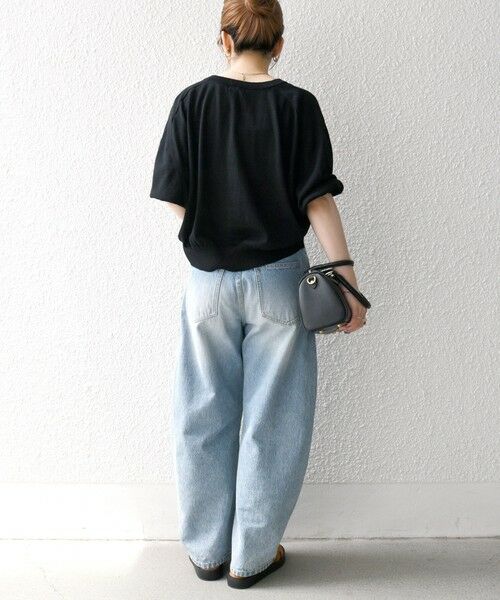 SHIPS for women / シップスウィメン カーディガン・ボレロ | SHIPS any:〈手洗い可能〉リネン ミックス ワイド パフ クルーネック シアー カーディガン | 詳細17