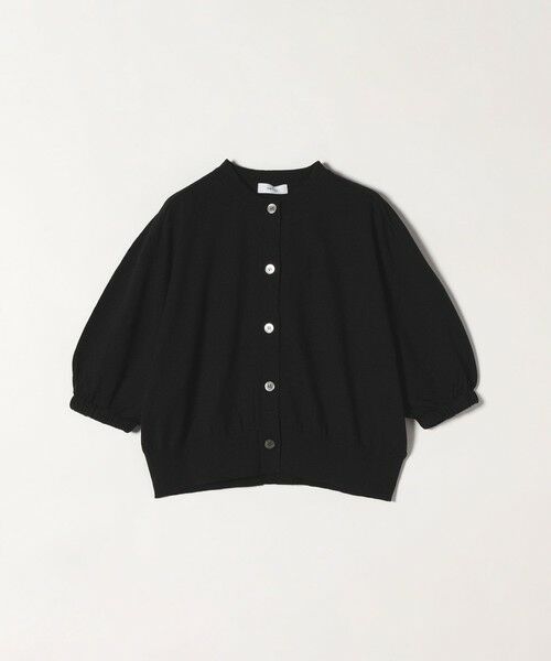 SHIPS for women / シップスウィメン カーディガン・ボレロ | SHIPS any:〈手洗い可能〉リネン ミックス ワイド パフ クルーネック シアー カーディガン | 詳細27