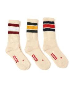 SHIPS / シップス ソックス | Healthknit: 3ピース ライン ソックス