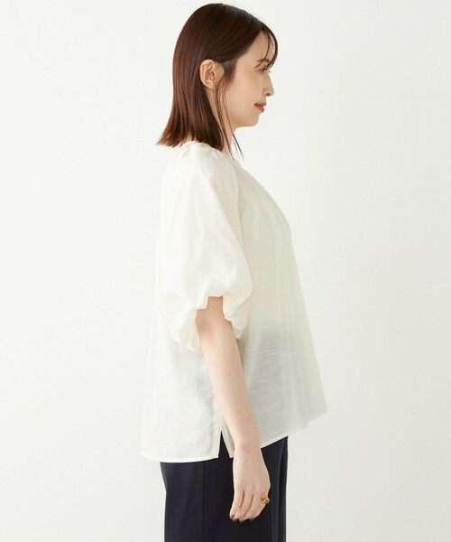 SHIPS / シップス シャツ・ブラウス | SHIPS Colors:〈手洗い可能〉スラブ ボリュームスリーブ ブラウス◇ | 詳細6