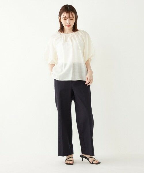 SHIPS / シップス シャツ・ブラウス | SHIPS Colors:〈手洗い可能〉スラブ ボリュームスリーブ ブラウス◇ | 詳細20