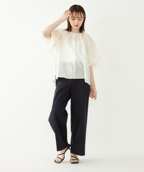 SHIPS / シップス シャツ・ブラウス | SHIPS Colors:〈手洗い可能〉スラブ ボリュームスリーブ ブラウス◇ | 詳細21