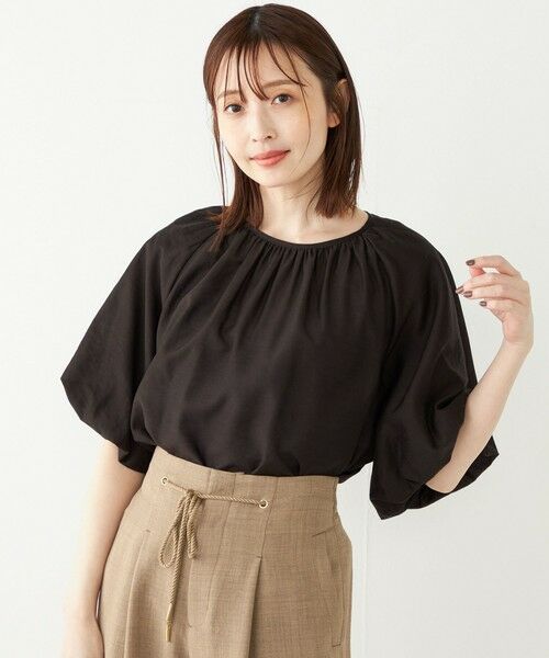 SHIPS / シップス シャツ・ブラウス | 《新色予約》SHIPS Colors:〈手洗い可能〉スラブ ボリュームスリーブ ブラウス◆ | 詳細29