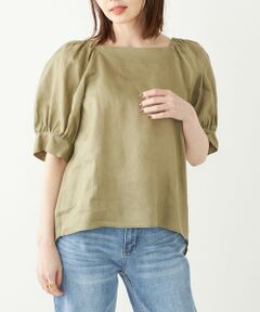 SHIPS / シップス シャツ・ブラウス | SHIPS Colors:〈洗濯機可能〉リネン パフスリーブ ブラウス