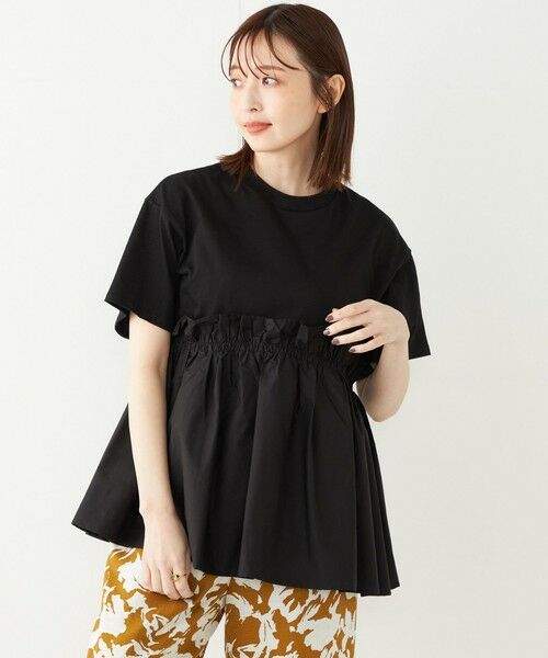 SHIPS for women / シップスウィメン カットソー | SHIPS Colors:〈手洗い可能〉フハク ドッキング TEE◇ | 詳細15