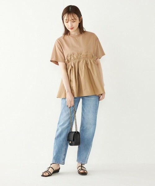 SHIPS for women / シップスウィメン カットソー | SHIPS Colors:〈手洗い可能〉フハク ドッキング TEE◇ | 詳細30