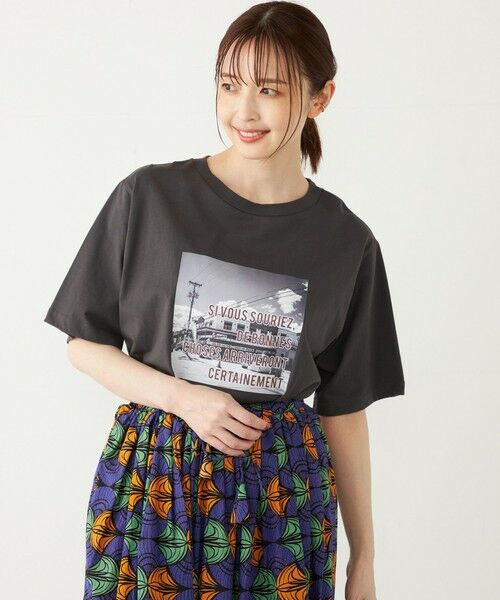 SHIPS for women / シップスウィメン Tシャツ | SHIPS Colors:ストリートスケープ フォト TEE | 詳細25