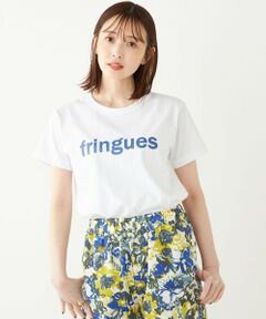SHIPS Colors:FRINGUES ロゴ プリント TEE◇