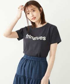 SHIPS Colors:FRINGUES ロゴ プリント TEE◇