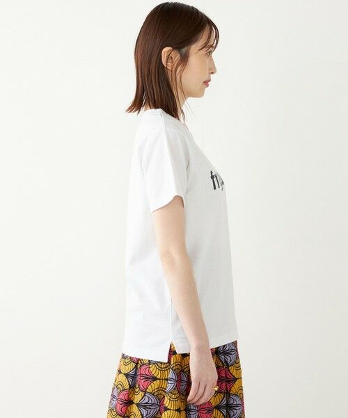 SHIPS for women / シップスウィメン Tシャツ | SHIPS Colors:FRINGUES ロゴ プリント TEE | 詳細6