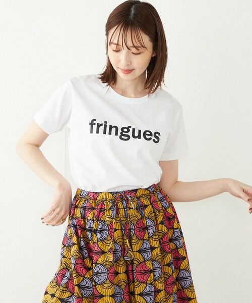 SHIPS for women / シップスウィメン Tシャツ | SHIPS Colors:FRINGUES ロゴ プリント TEE | 詳細10