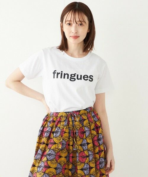 SHIPS for women / シップスウィメン Tシャツ | SHIPS Colors:FRINGUES ロゴ プリント TEE | 詳細11