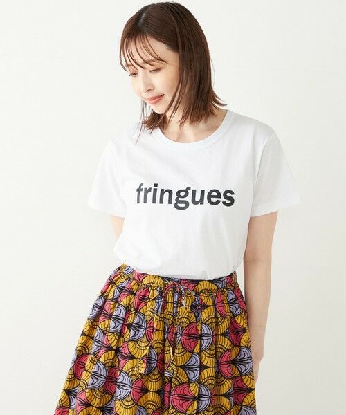 SHIPS for women / シップスウィメン Tシャツ | SHIPS Colors:FRINGUES ロゴ プリント TEE | 詳細12