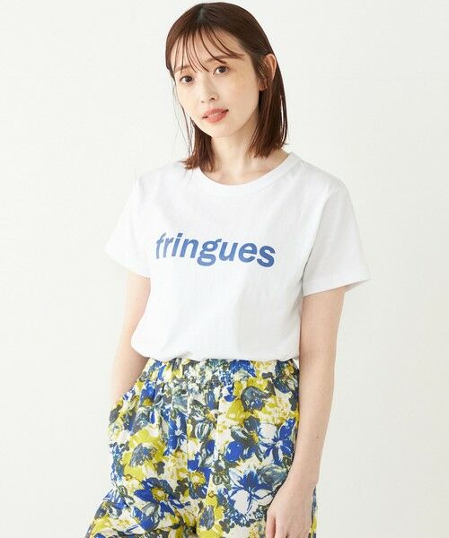SHIPS for women / シップスウィメン Tシャツ | SHIPS Colors:FRINGUES ロゴ プリント TEE | 詳細19