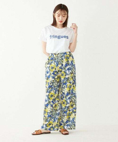 SHIPS for women / シップスウィメン Tシャツ | SHIPS Colors:FRINGUES ロゴ プリント TEE | 詳細22