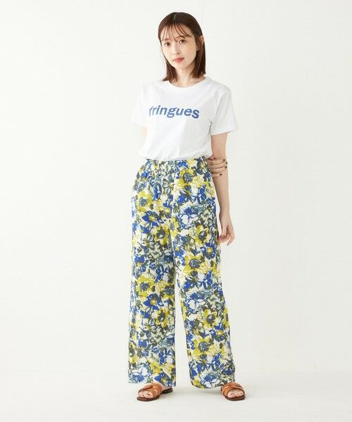 SHIPS for women / シップスウィメン Tシャツ | SHIPS Colors:FRINGUES ロゴ プリント TEE | 詳細23